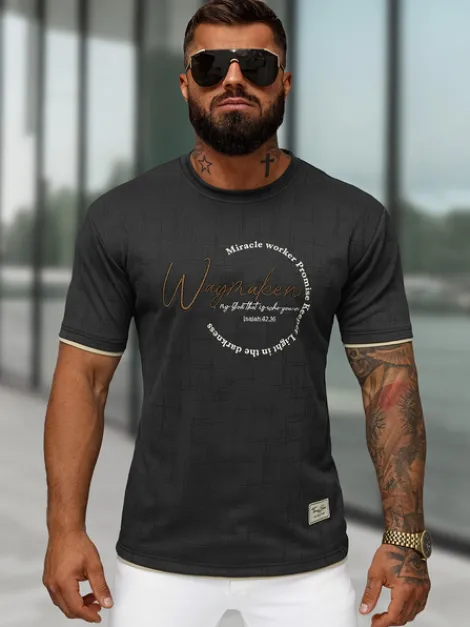 Clearance Herren T-shirt O/QQ1535 Herren T-shirts Mit Print