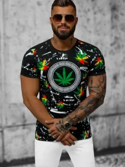 Hot Herren T-shirt O/T131/3 Herren T-shirts Mit Print