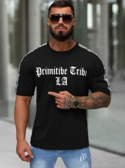 Clearance Herren T-shirt JS/8B1380/3 Herren T-shirts Mit Print