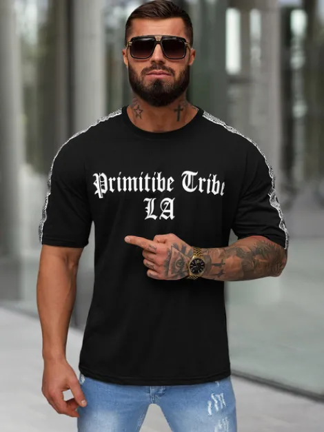 Clearance Herren T-shirt JS/8B1380/3 Herren T-shirts Mit Print