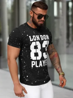 Sale Herren T-shirt JS/8B1388/3 Herren T-shirts Mit Print
