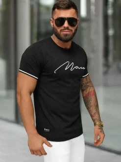 Fashion Herren T-shirt O/QS11628 Herren T-shirts Mit Print