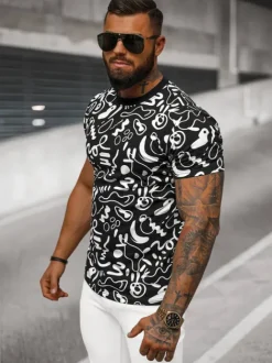 Best Herren T-shirt JS/8T1205/3 Herren T-shirts Mit Print