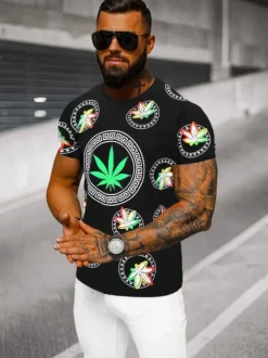 Discount Herren T-shirt O/T135/3Z Herren T-shirts Mit Print