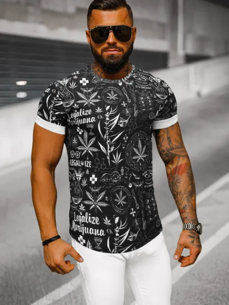 Discount Herren T-shirt O/P1347 Herren T-shirts Mit Print