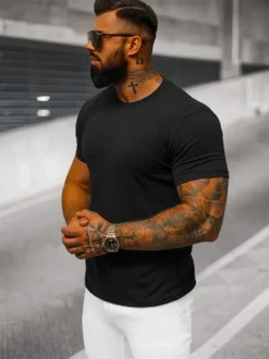 Online Herren T-shirt JS/712005Z Herren T-shirts Ohne Print