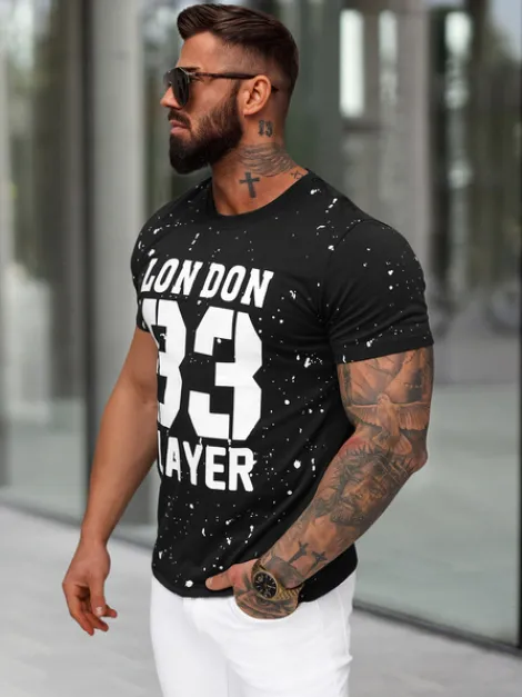 Sale Herren T-shirt JS/8B1388/3 Herren T-shirts Mit Print