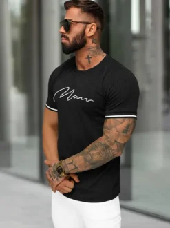 Fashion Herren T-shirt O/QS11628 Herren T-shirts Mit Print