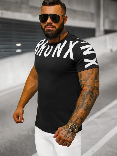 New Herren T-shirt O/8T1265/3 Herren T-shirts Mit Print