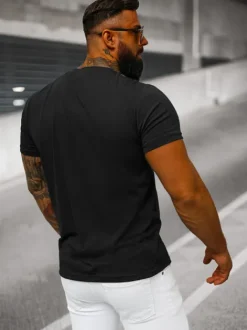 Online Herren T-shirt JS/712005Z Herren T-shirts Ohne Print