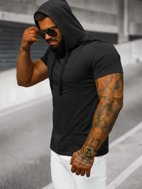 Outlet Herren T-shirt JS/8T89/3 Herren T-shirts Mit Kapuze | T-shirts Ohne Print