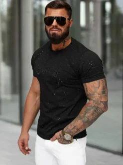 Hot Herren T-shirt O/QQ1386 Herren T-shirts Mit Print