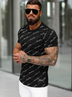 Hot Herren T-shirt O/QQ1323 Herren T-shirts Mit Print