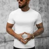 Best Herren T-Shirt NB/MT3001 Herren T-shirts Ohne Print