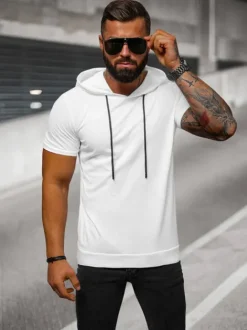 Discount Herren T-Shirt JS/8T955/1 Herren T-shirts Mit Kapuze | T-shirts Ohne Print