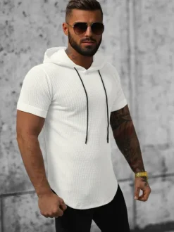 New Herren T-shirt O/P1150 Herren T-shirts Mit Kapuze | T-shirts Ohne Print