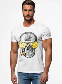 Fashion Herren T-shirt JS/Y70019Z Herren T-shirts Mit Print