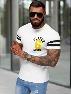 Online Herren T-shirt JS/8B1391/1 Herren T-shirts Mit Print