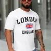 New Herren T-shirt JS/8B1373/1 Herren T-shirts Mit Print