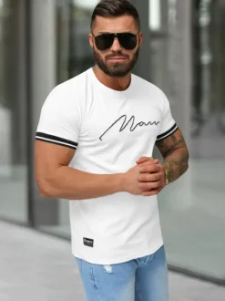 Best Herren T-shirt O/QS11628 Herren T-shirts Mit Print