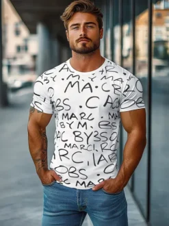 Hot Herren T-shirt JS/8T1213/1Z Herren T-shirts Mit Print