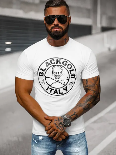 New Herren T-shirt NB/MT3074 Herren T-shirts Mit Print