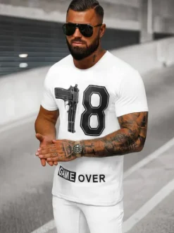 Online Herren T-shirt O/T123/1Z Herren T-shirts Mit Print