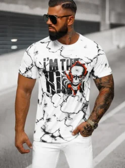 Discount Herren T-shirt JS/Y70028Z Herren T-shirts Mit Print