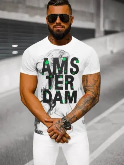 Discount Herren T-shirt O/T128/1Z Herren T-shirts Mit Print