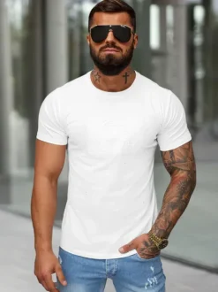 Outlet Herren T-shirt O/QQ1390 Herren T-shirts Mit Print