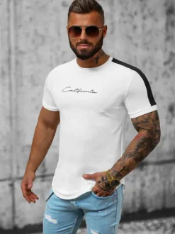 Outlet Herren T-shirt O/P1267 Herren T-shirts Mit Print