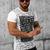New Herren T-shirt O/T122/1Z Herren T-shirts Mit Print