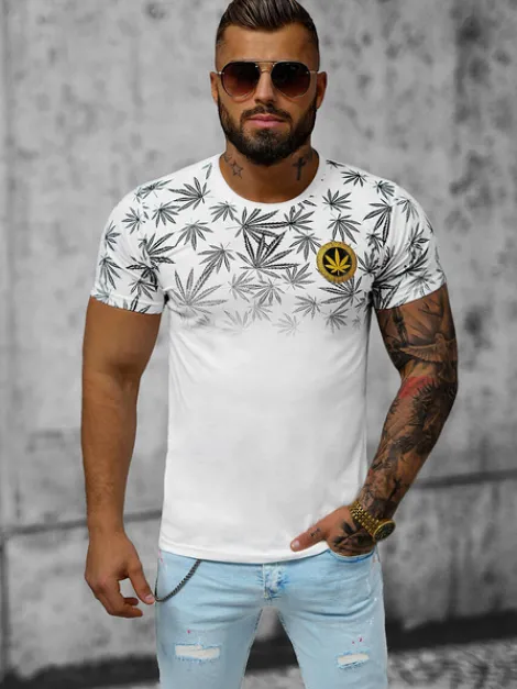 New Herren T-shirt O/T133/1Z Herren T-shirts Mit Print