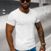 New Herren T-shirt JS/712007Z Herren T-shirts Ohne Print