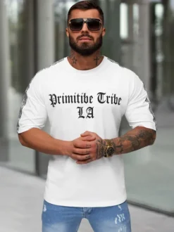 Clearance Herren T-shirt JS/8B1380/1 Herren T-shirts Mit Print