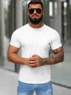 Clearance Herren T-shirt O/QQ1387 Herren T-shirts Mit Print