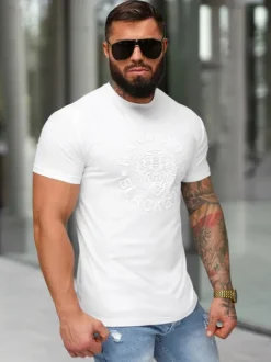 Outlet Herren T-shirt NB/MT3019/02 Herren T-shirts Mit Print