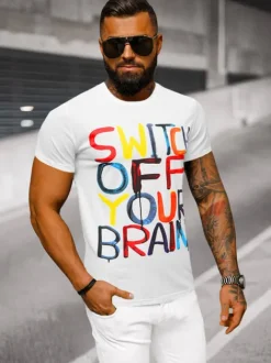 Best Herren T-shirt O/T125/1Z Herren T-shirts Mit Print