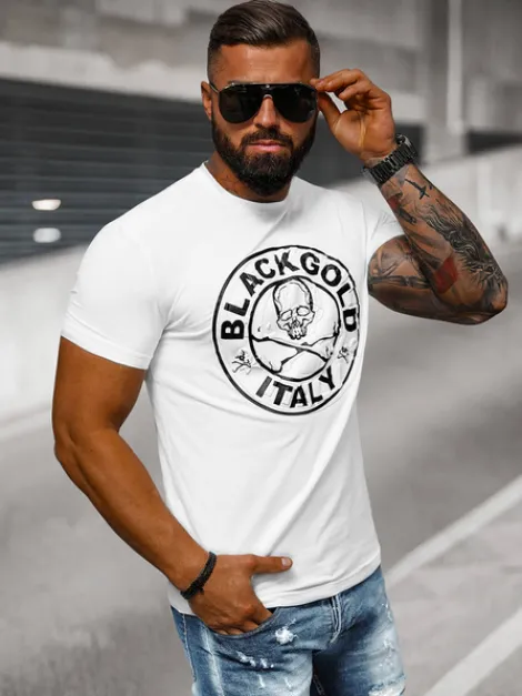 New Herren T-shirt NB/MT3074 Herren T-shirts Mit Print