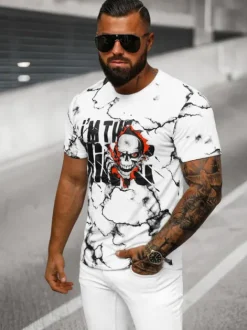 Discount Herren T-shirt JS/Y70028Z Herren T-shirts Mit Print
