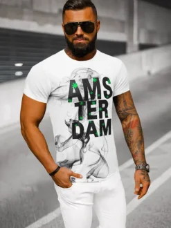Discount Herren T-shirt O/T128/1Z Herren T-shirts Mit Print