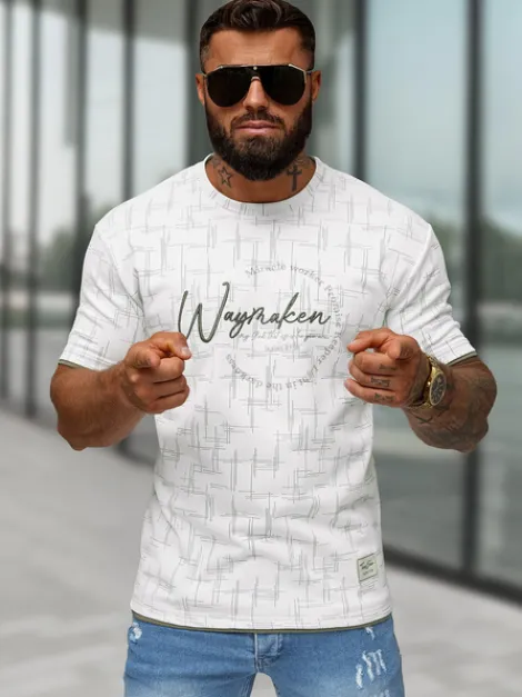 Best Herren T-shirt O/QQ1535 Herren T-shirts Mit Print