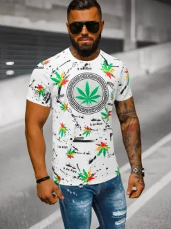 Fashion Herren T-shirt O/T131/1Z Herren T-shirts Mit Print