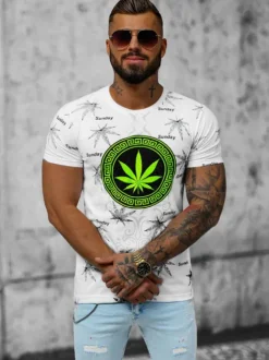 Hot Herren T-shirt O/T139/1 Herren T-shirts Mit Print