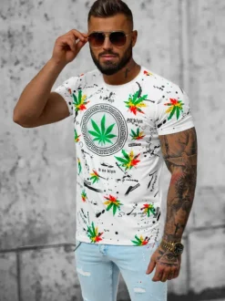 Hot Herren T-shirt O/T131/1 Herren T-shirts Mit Print