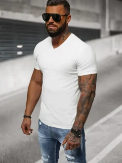 Fashion Herren T-Shirt NB/MT3099 Herren T-shirts Mit V-ausschnitt | T-shirts Ohne Print