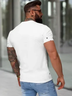 Discount Herren T-shirt JS/8B1388/1 Herren T-shirts Mit Print
