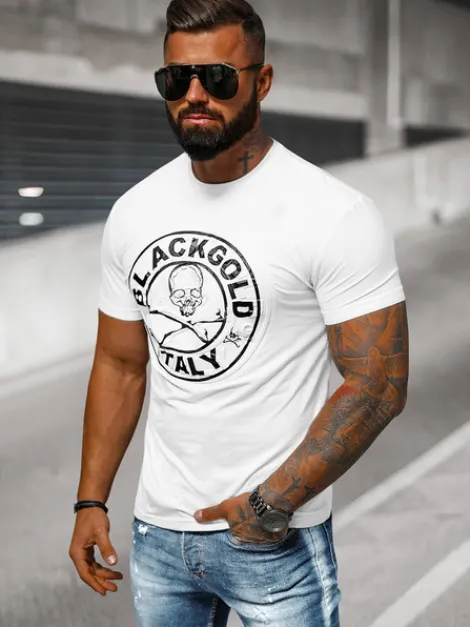 New Herren T-shirt NB/MT3074 Herren T-shirts Mit Print