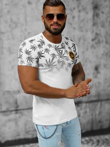 New Herren T-shirt O/T133/1Z Herren T-shirts Mit Print