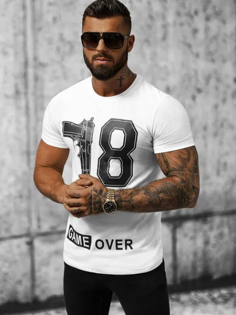 Clearance Herren T-shirt O/T123/1Z Herren T-shirts Mit Print